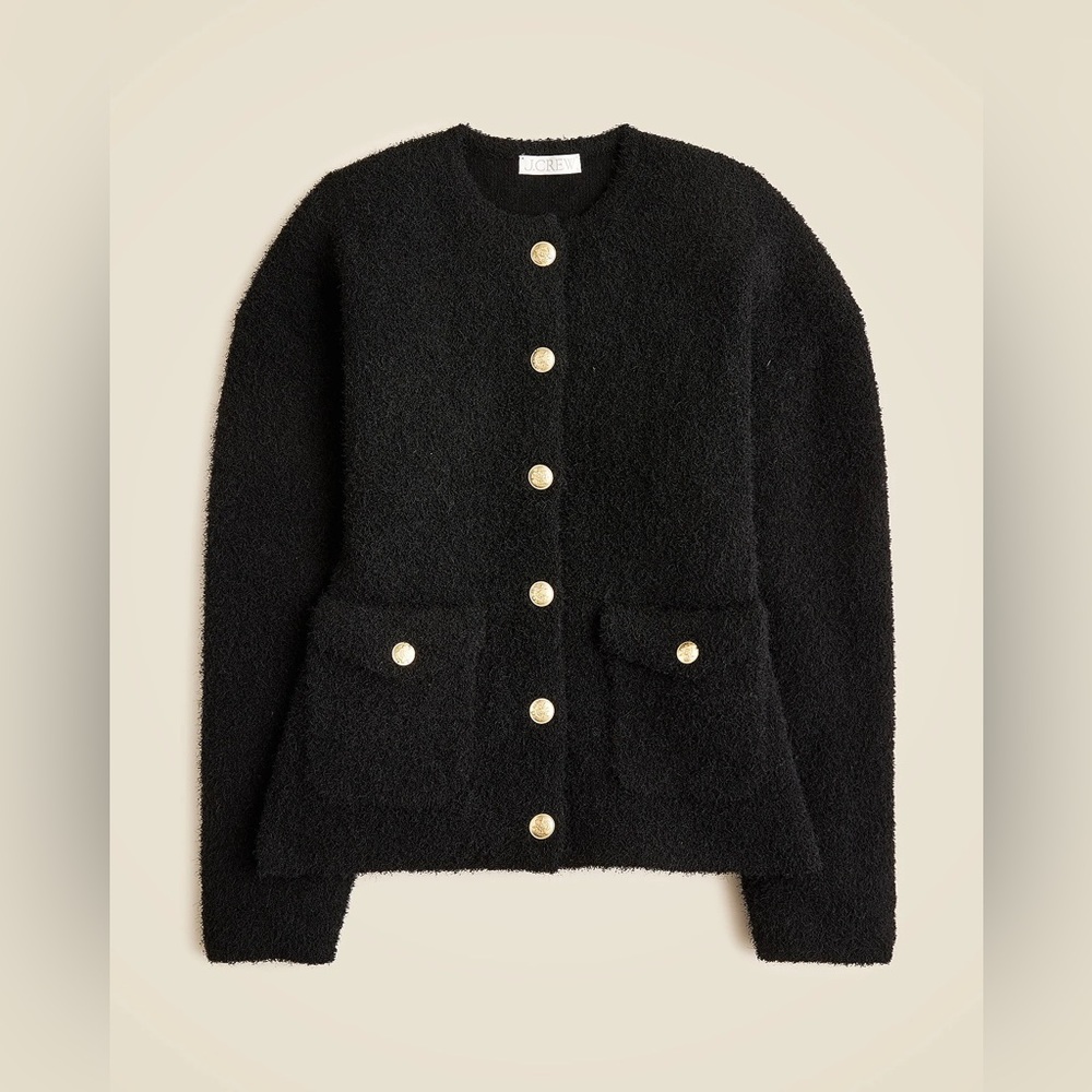 J.Crew Cinched-waist sweater-jacket CG790